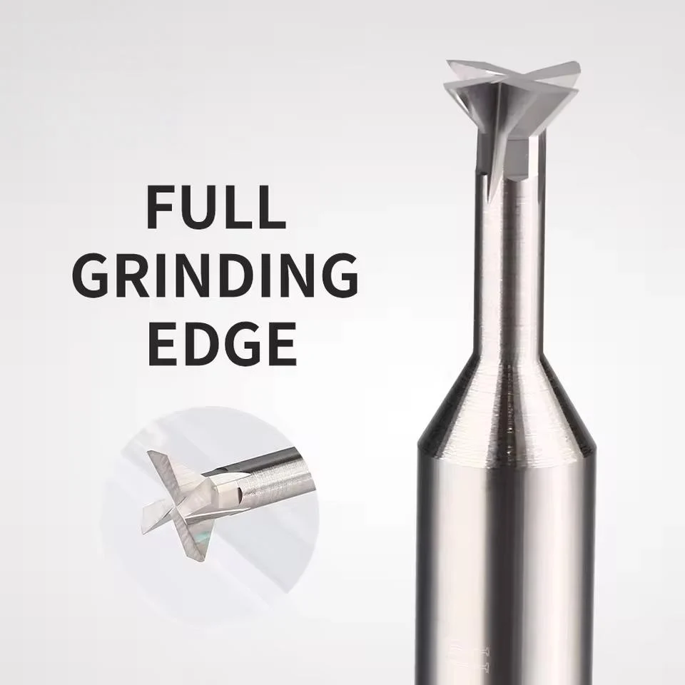 DOVETA3 3 solid carbide dovetail milling cutter for aluminum and stainless steel