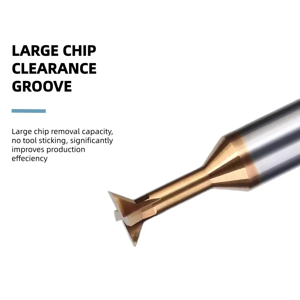 DOVETA4 5 45 degree dovetail cutter cutting profile