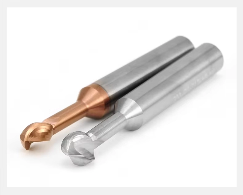 Arched end mill application and coating detail