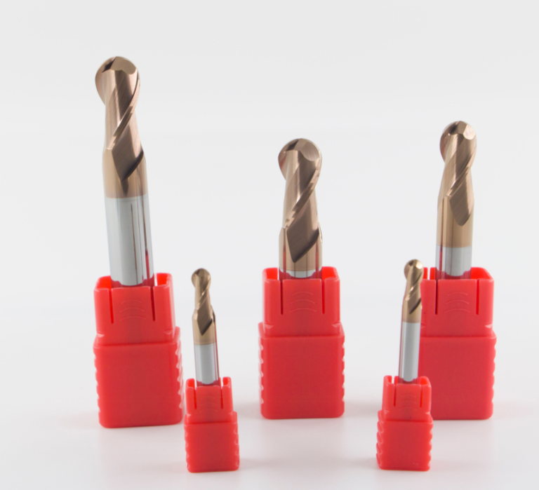 HRC55 2-Flute Ball Nose End Mill for Mold Steel