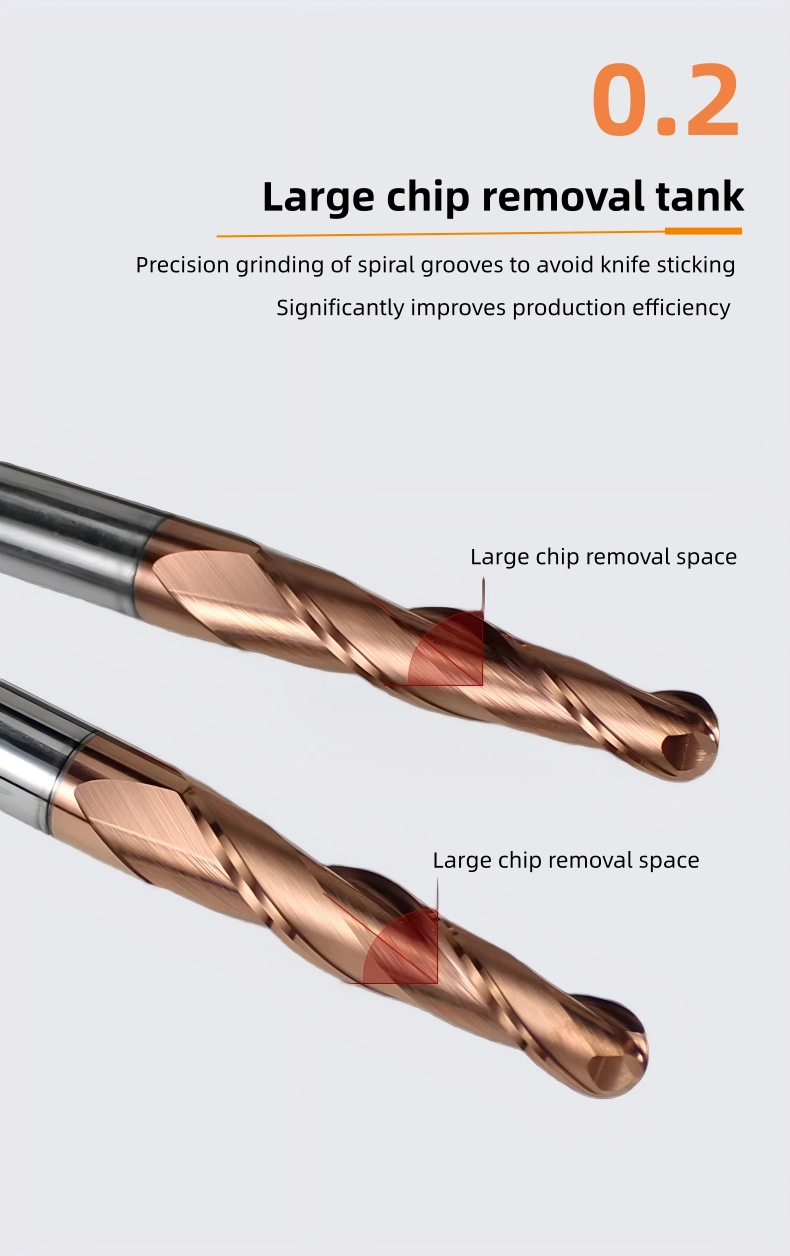 tapp2 3 Tapered ball nose cutting geometry for deep wood relief carving