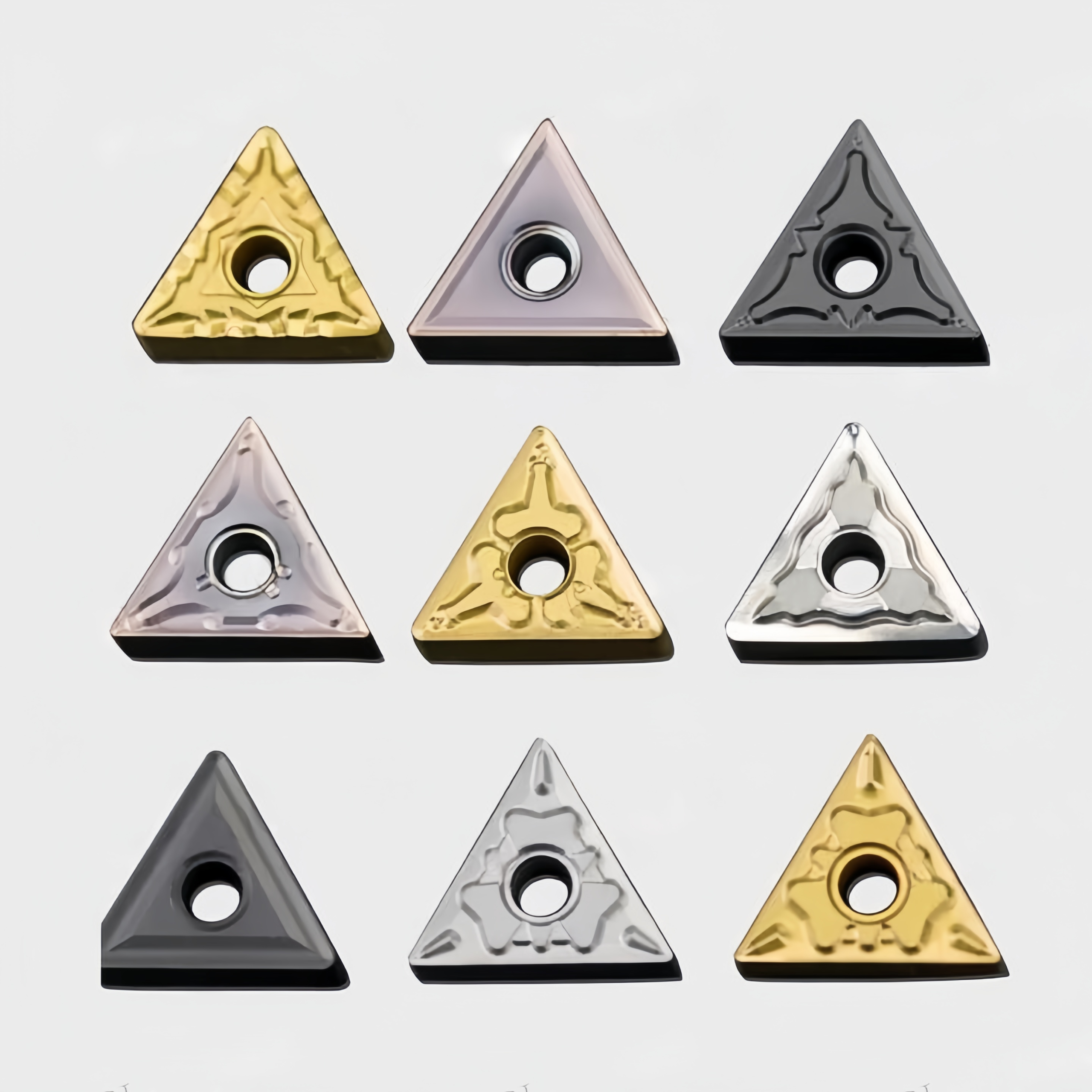 TNMG coated carbide turning inserts in multiple grades and chipbreakers