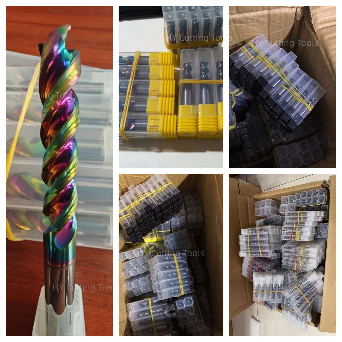 DLC coated aluminum end mill package and delivery hy cutting tools