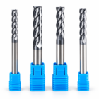 HRC45 square and corner radius end mills for steel series