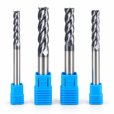 HRC45 square and corner radius end mills for steel series