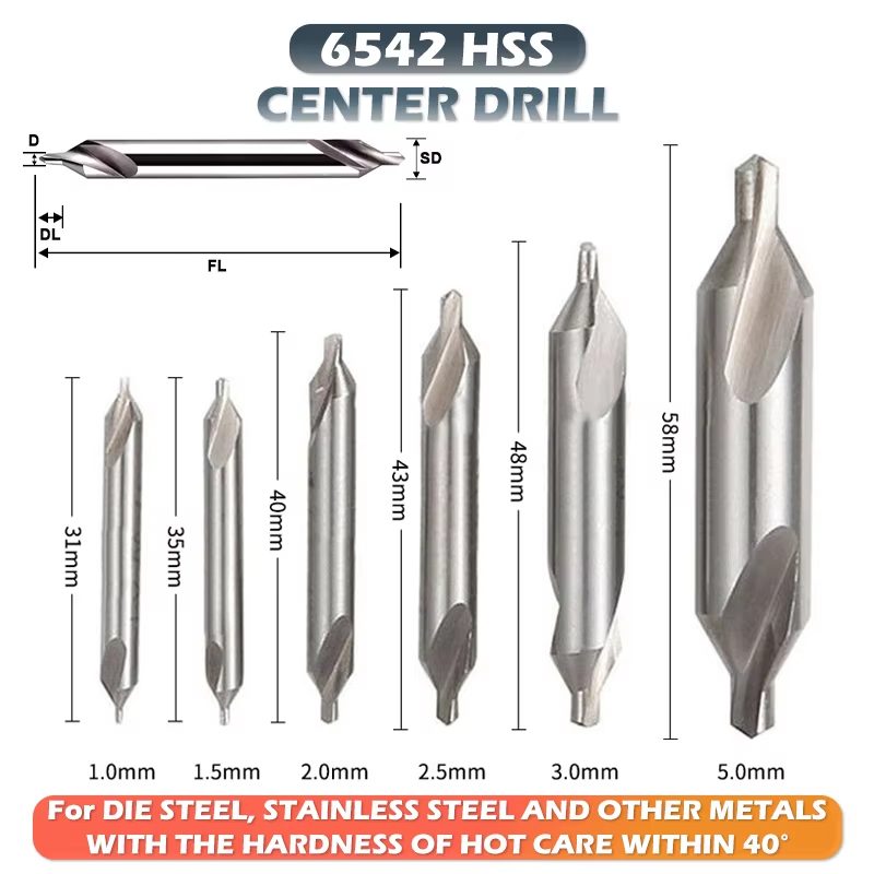 Center drill sizes product detail