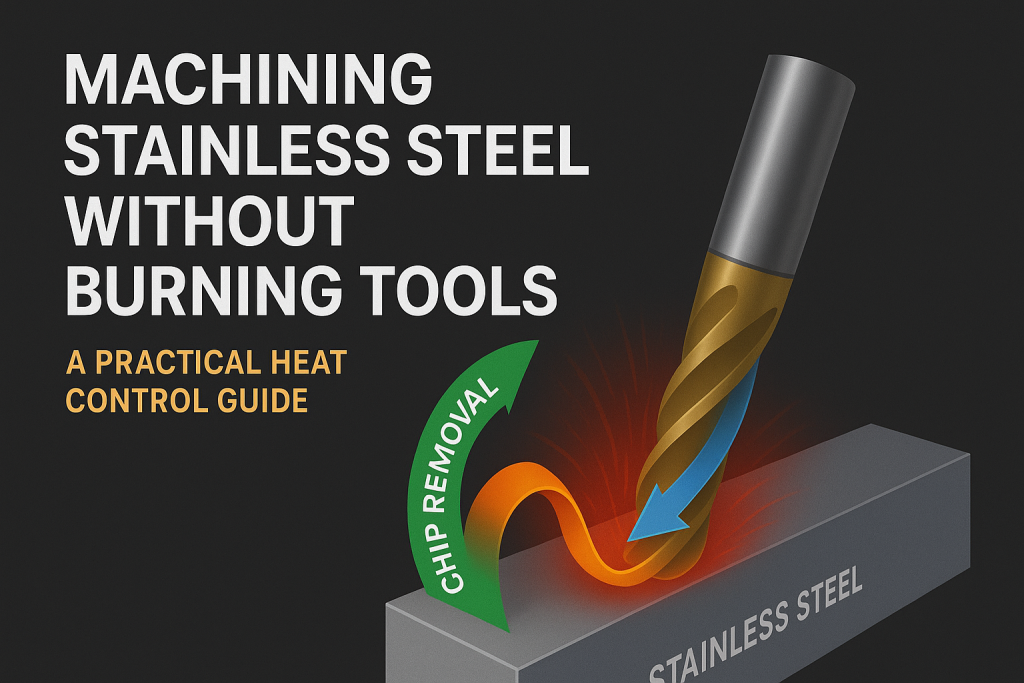 machining stainless steel heat management guide illustration