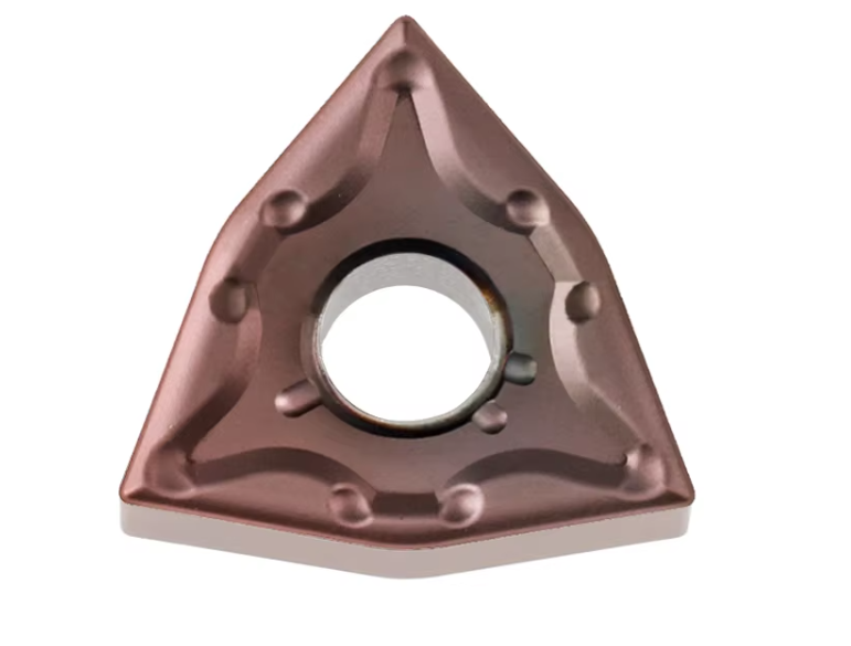 WNMG carbide turning insert coating and chipbreaker detail