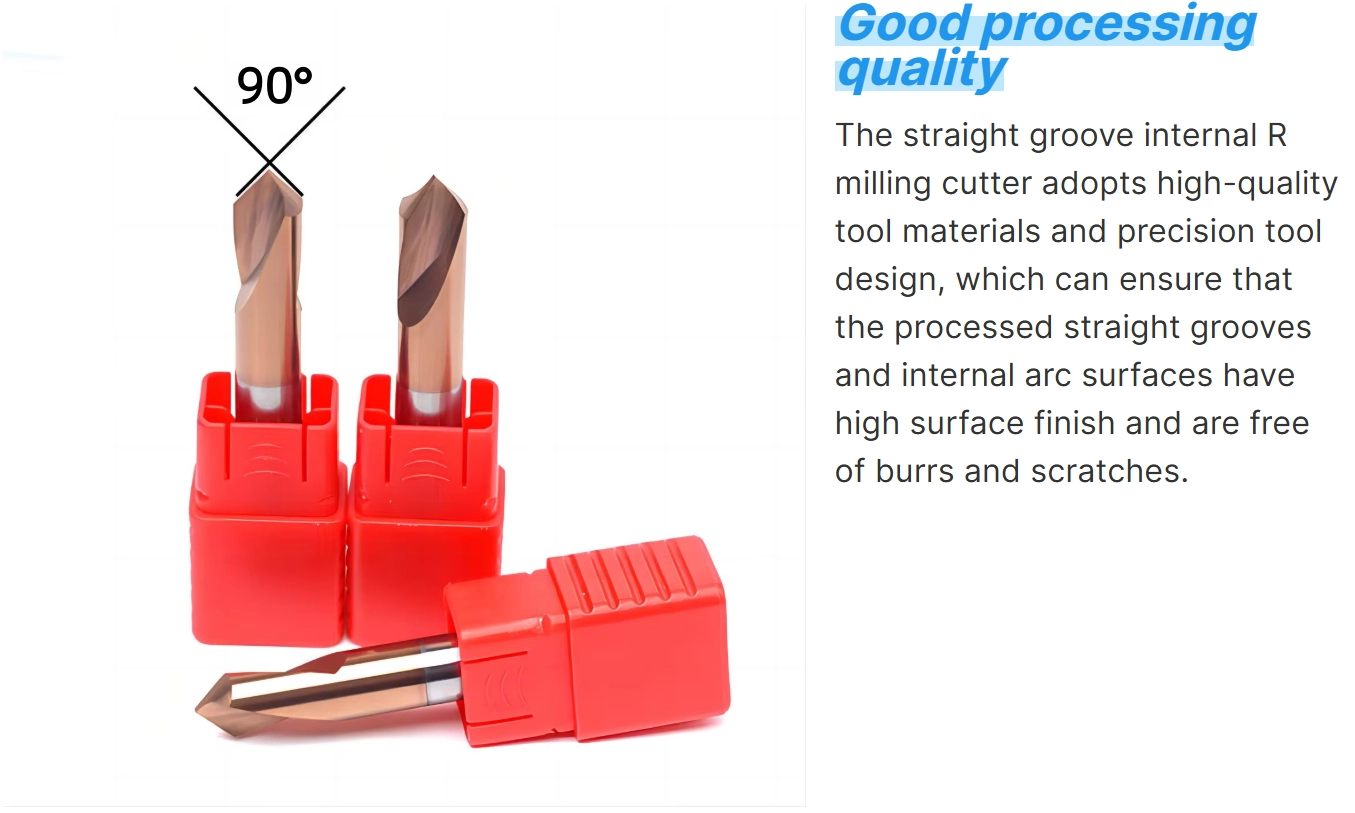 HRC55 solid carbide spot drills showing the 90 degree included point
