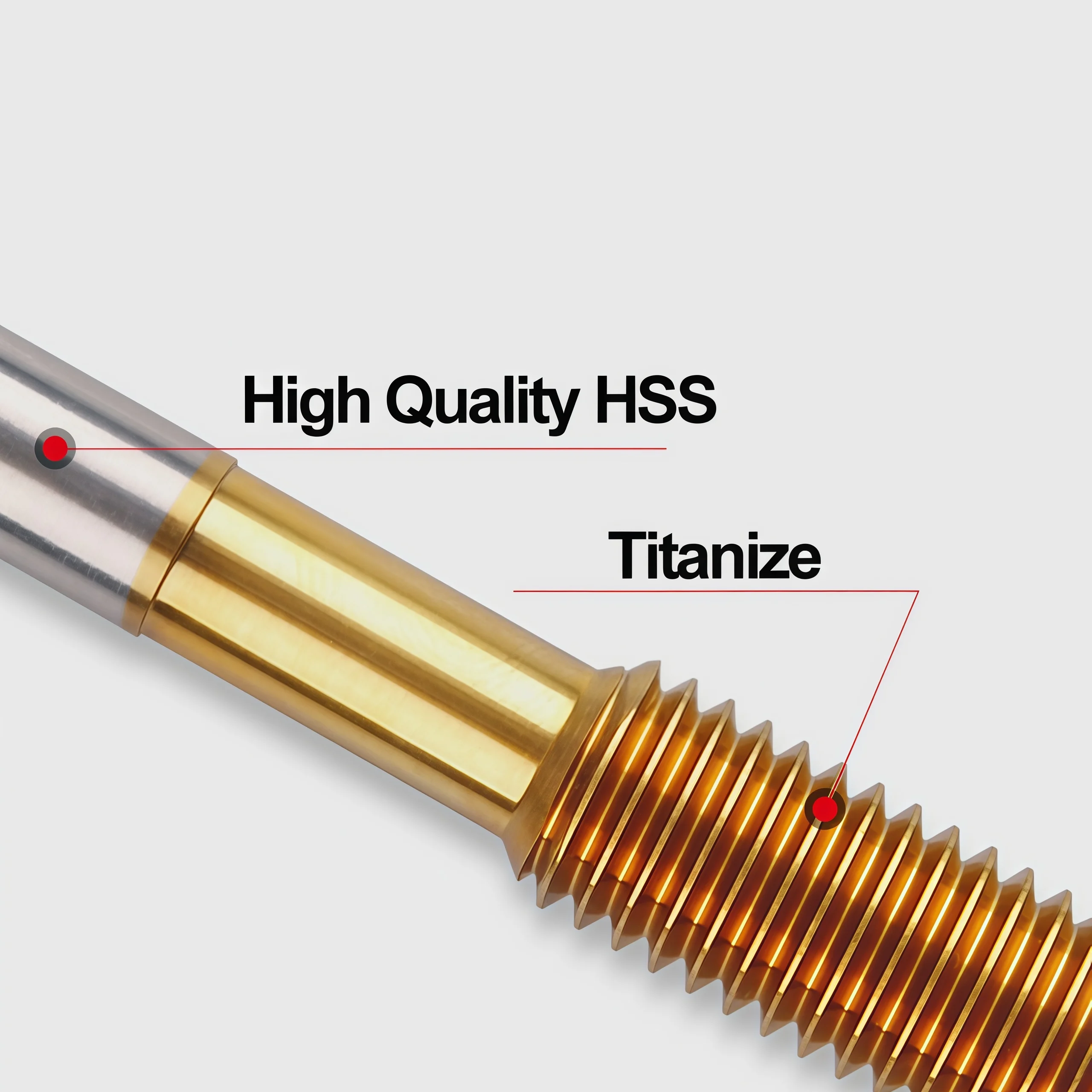 HSS M1–M12 thread forming tap product detail 2