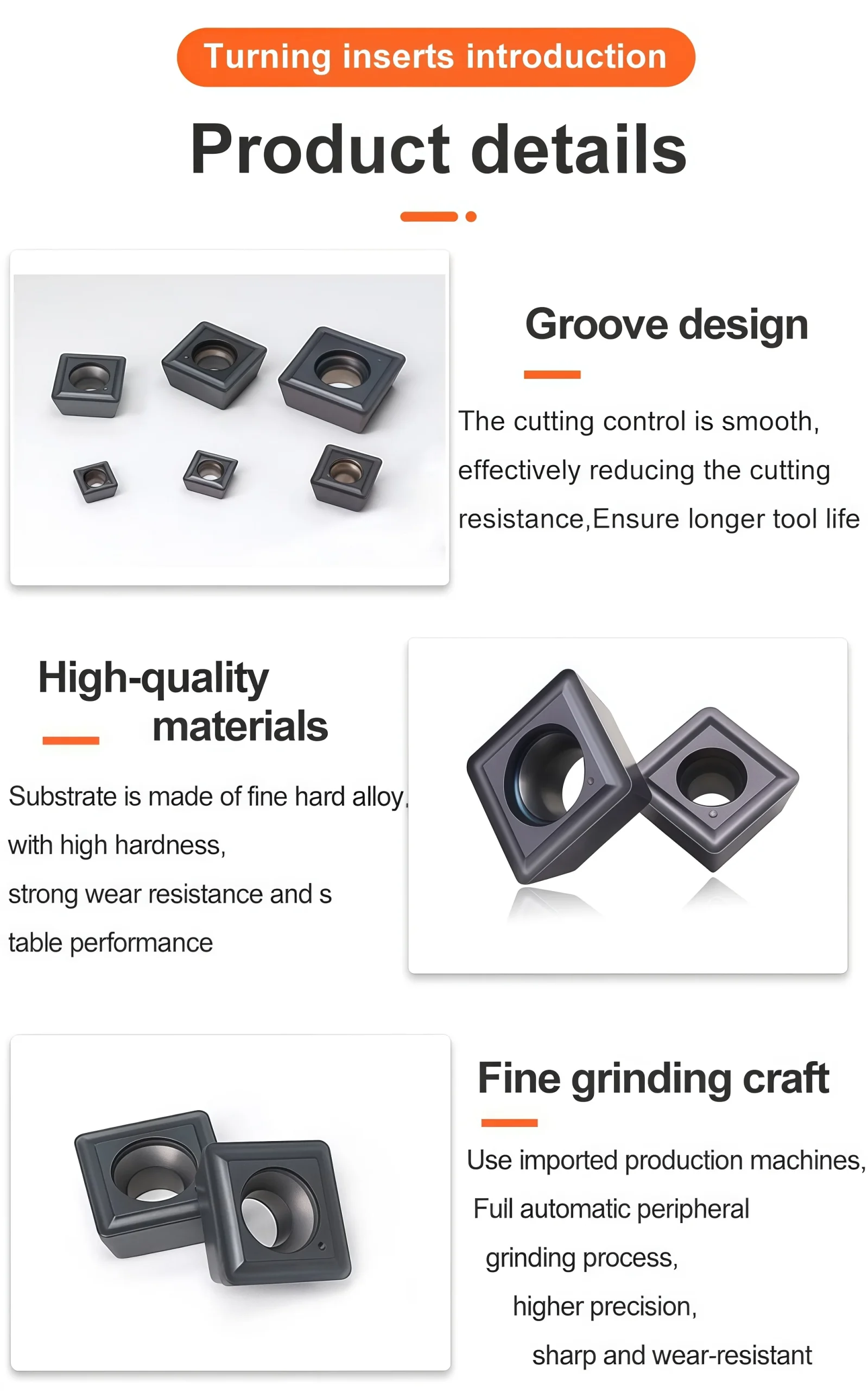 SPMG/SPGT/SPMT Carbide Inserts for Indexable U-Drills 9