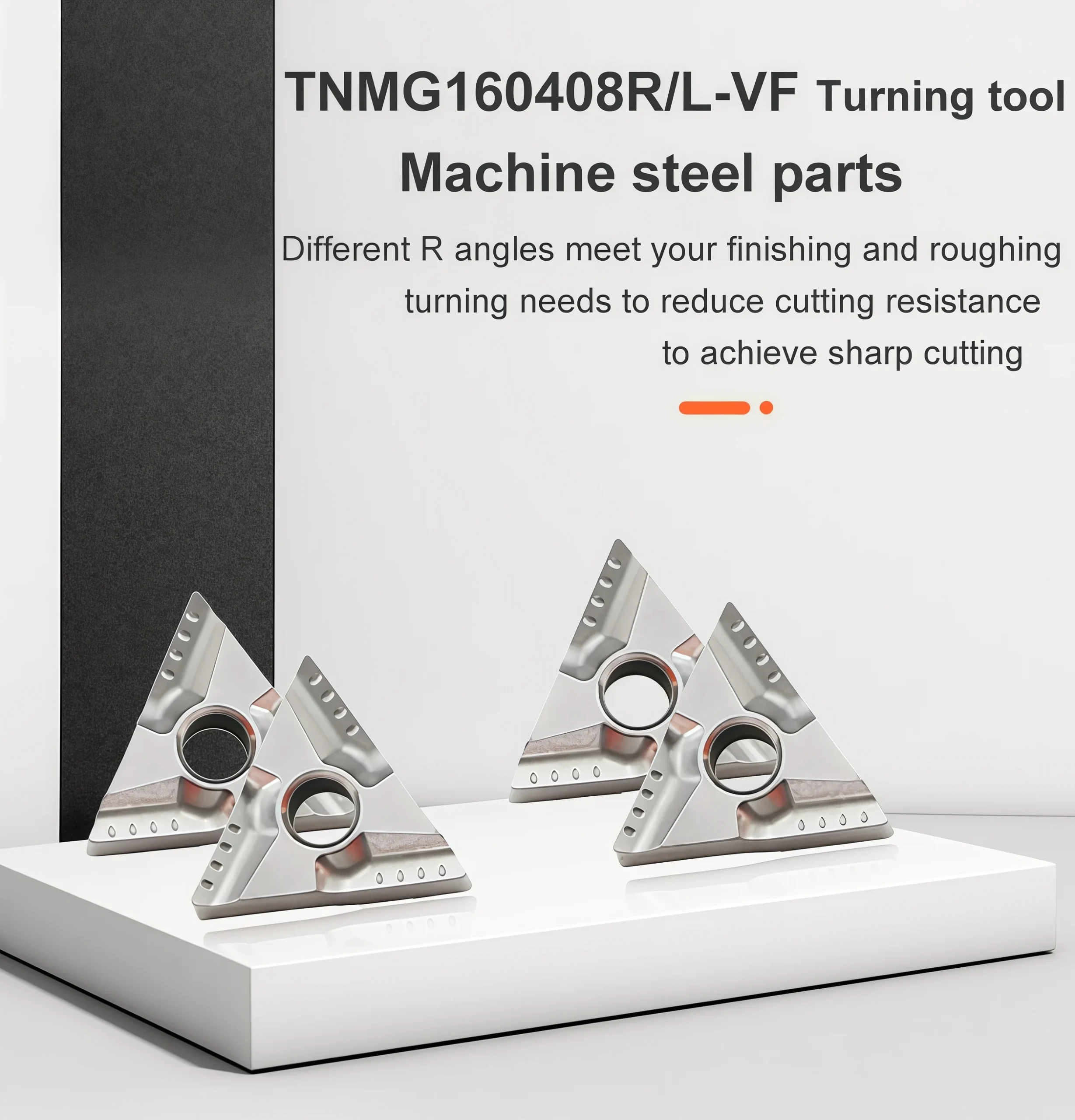 TNMG R and L cermet insert detail image 3