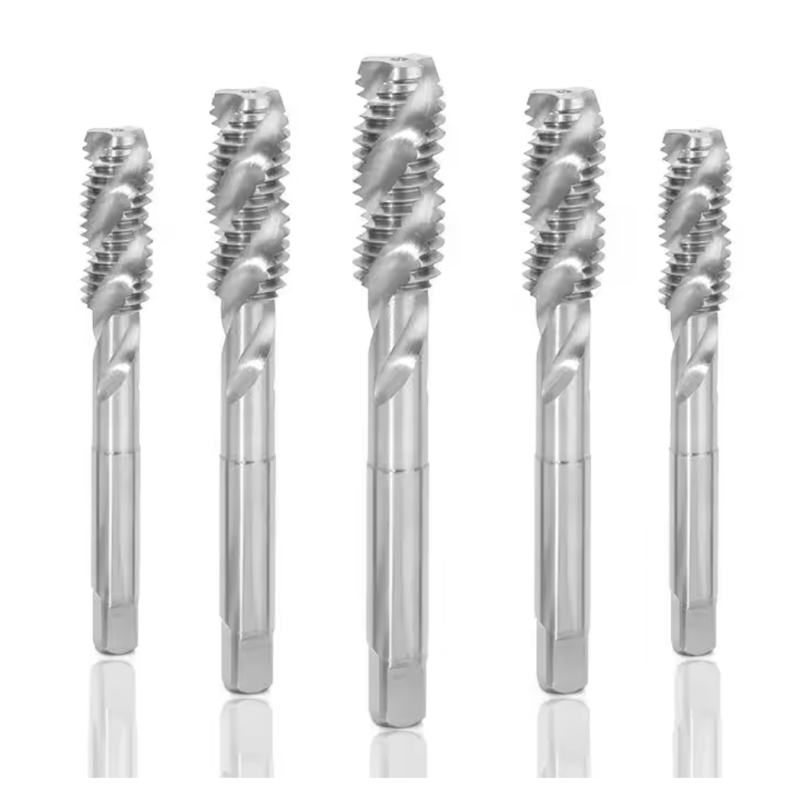 Solid Carbide Spiral Flute Taps for Steel Thread Machining
