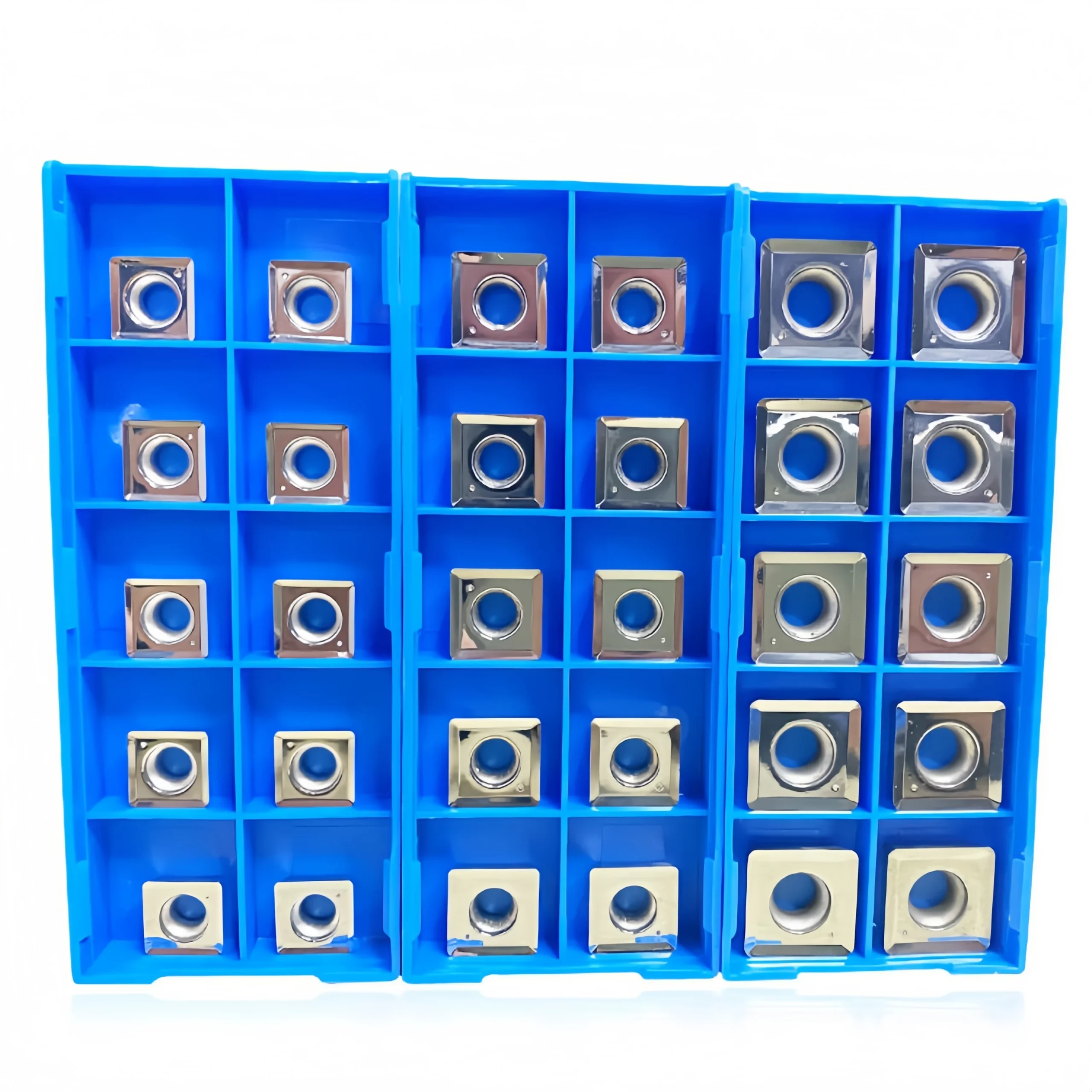SPGT050204 and SPGT060204 carbide inserts for indexable U-drills and aluminum drilling