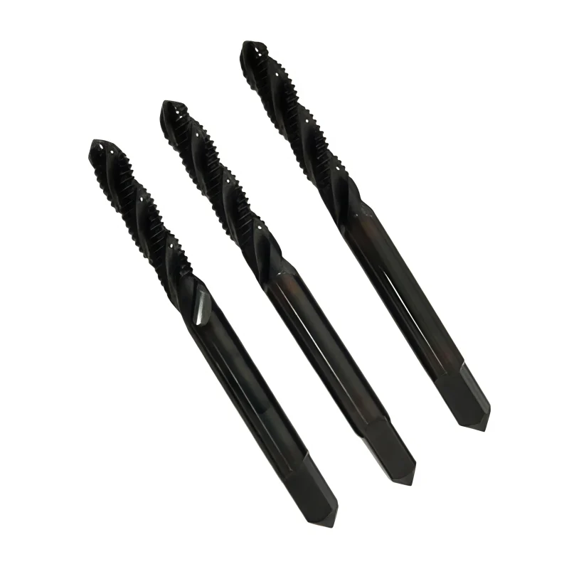 Nitrided HSS Spiral Flute Taps – M2–M24 for Blind Holes