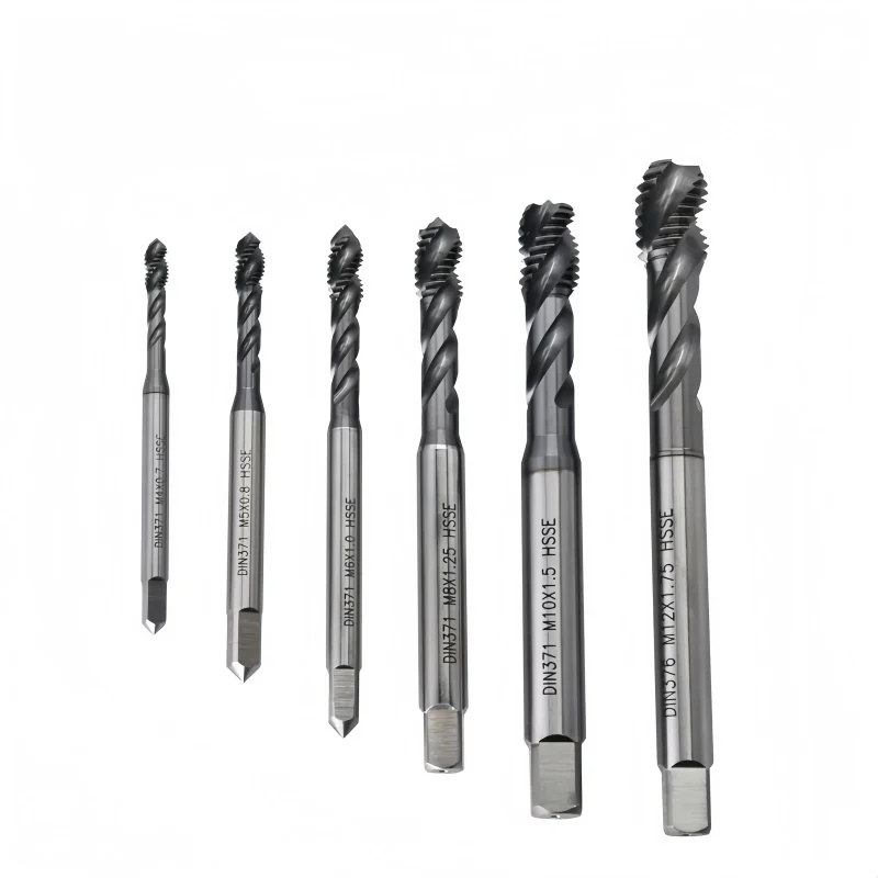 TiCN-Coated HSS-E Spiral Flute Taps – M2–M24