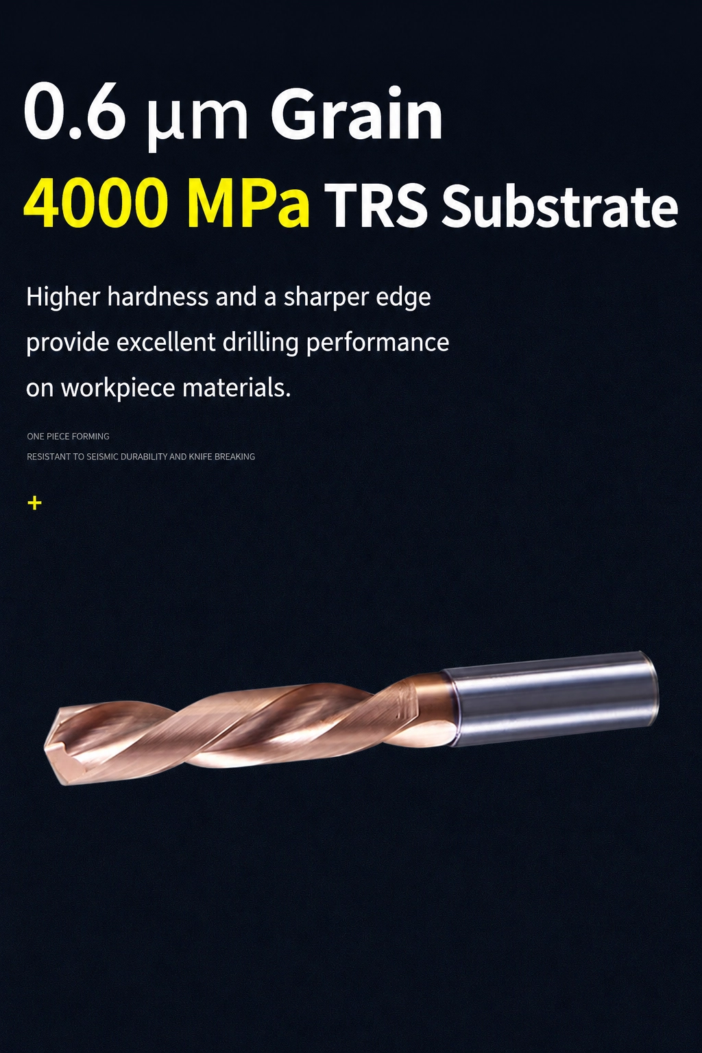 3d 5d drill material advantage 5 Carbide drill coating and material configuration