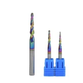 Carbide Ball Nose End Mill 2 Flute HRC60 DLC Coated (3)_副本