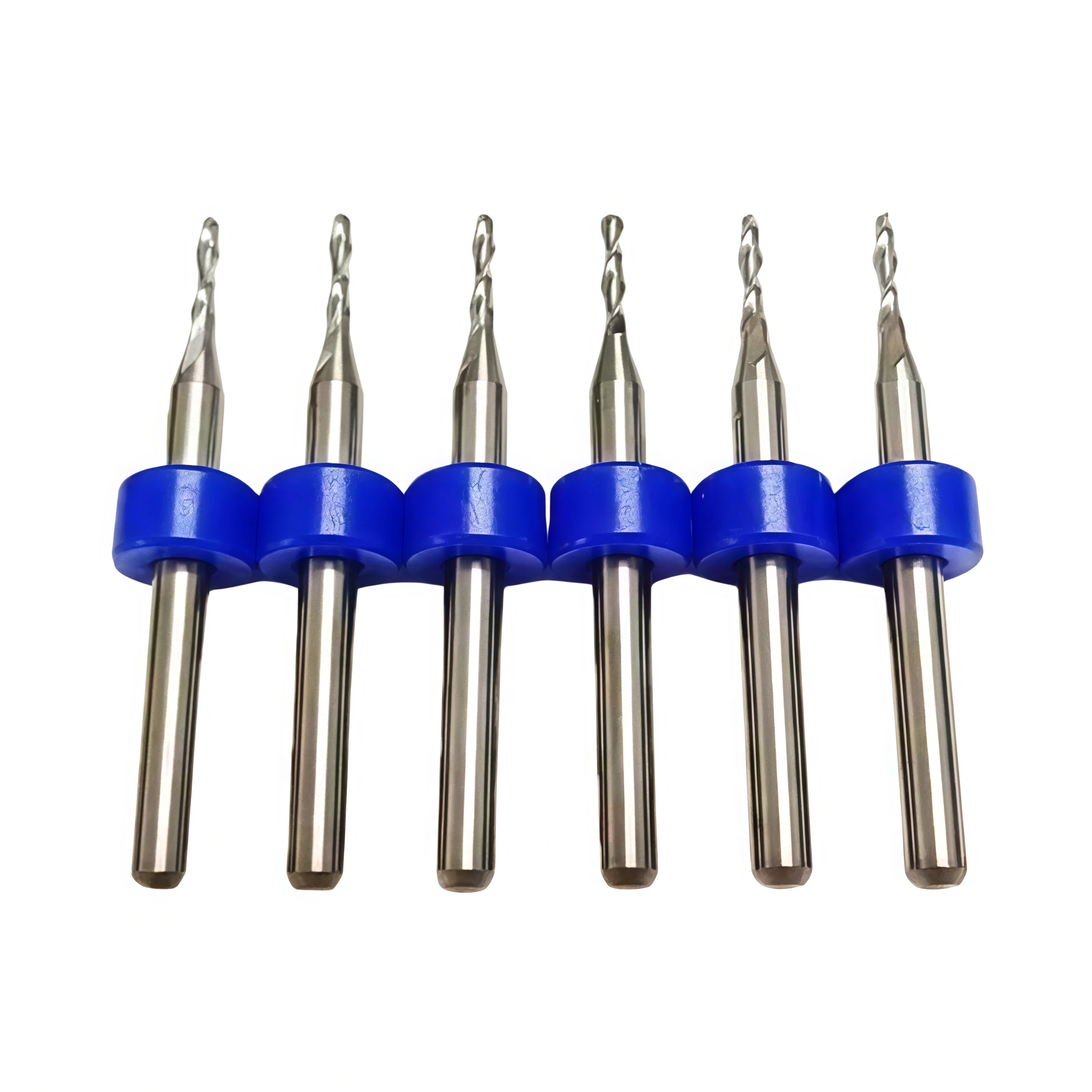 Customizable 0.8 3.175mm Titanium Coated Carbide 5 副本 1 TiN-coated solid carbide corn-cut PCB router bit