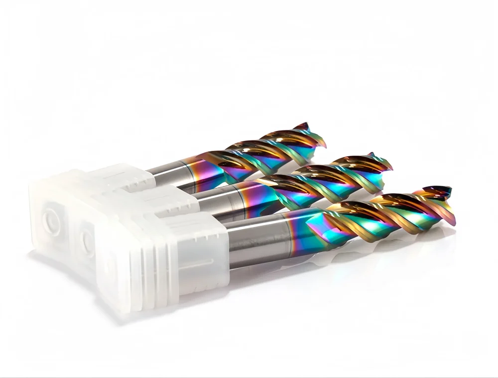 Dlc-coated 3 Flute end mill for aluminum application Dlc-coated 3 Flute end mill for aluminum application