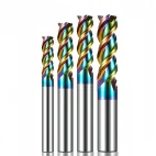 Dlc-coated 3 Flute square end mill inch sizes