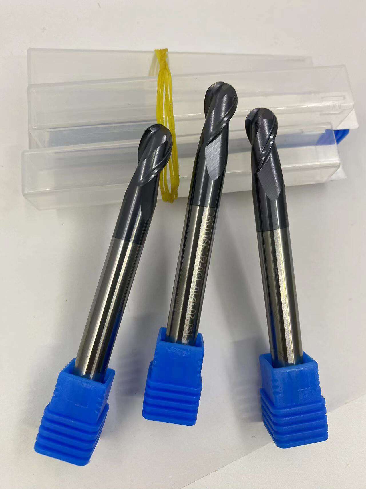 HRC45 ball nose end mill for steel hy cutting tools