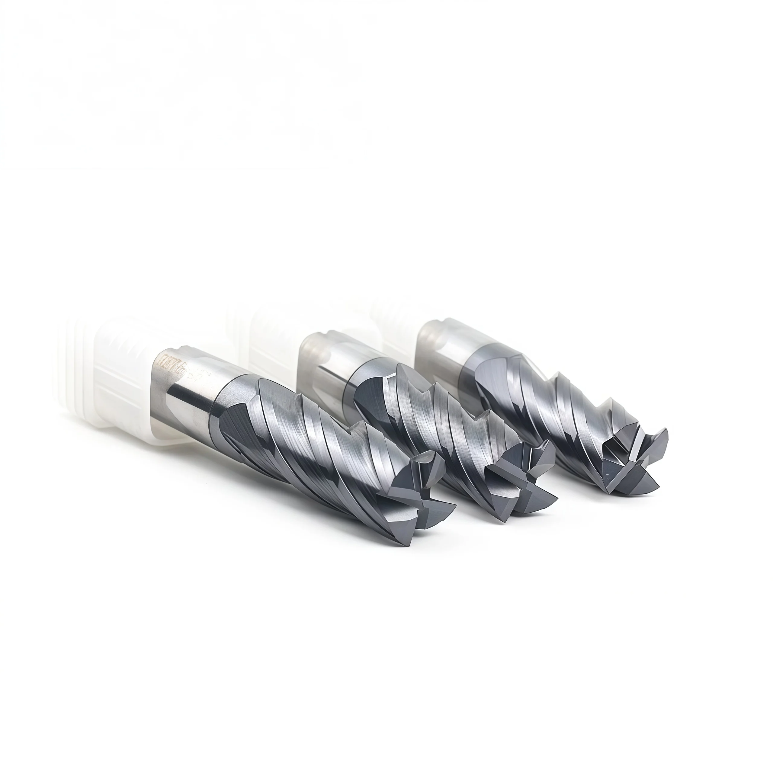 Inch Size Fresas 4 Flutes Flat Inch Milling Cutter 1 副本 2 5 Four-flute inch-size solid carbide square end mill detail