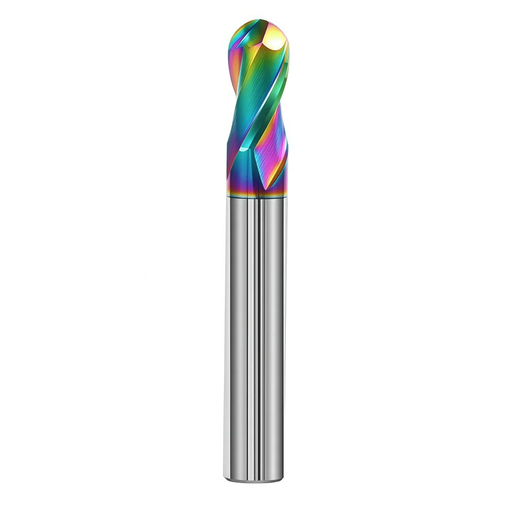 DLC coated carbide ball nose end mill main photo DLC coated carbide ball nose end mill main photo