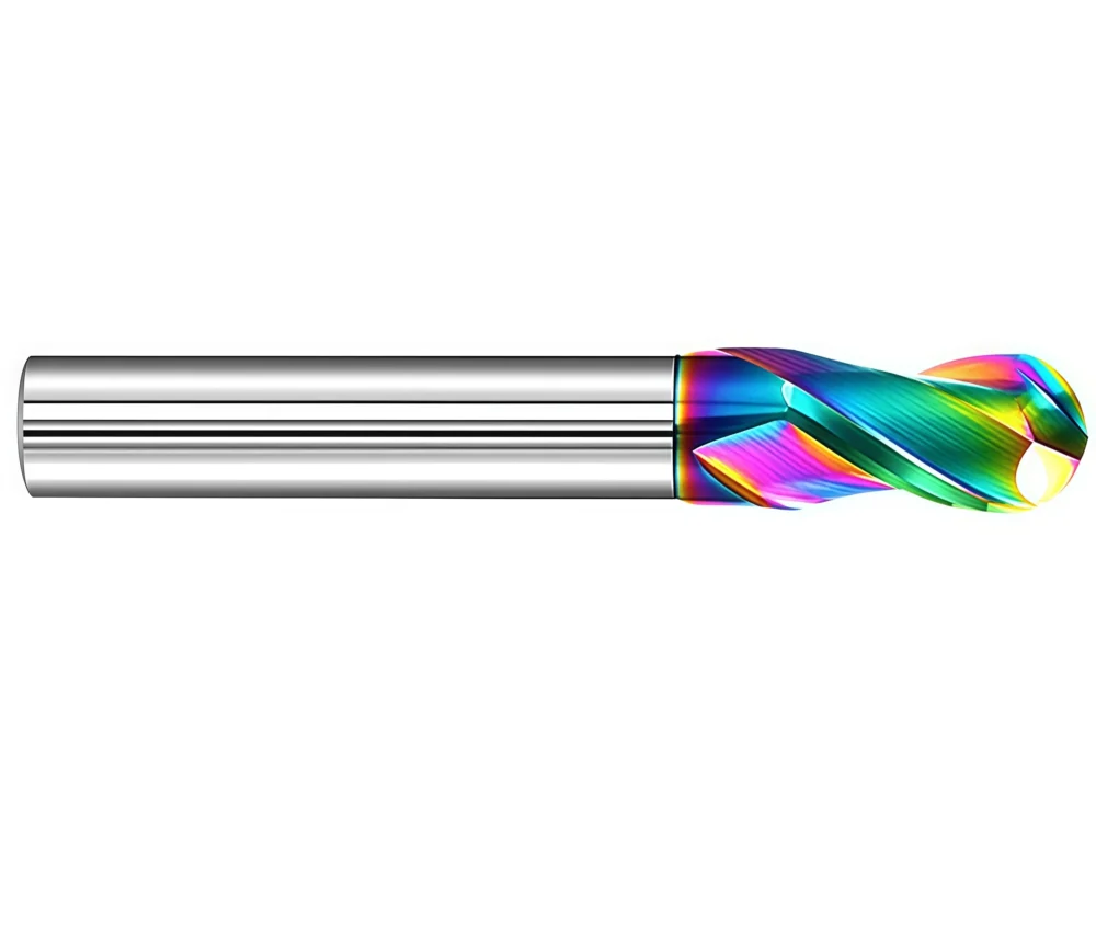 DLC coated carbide ball nose end mill DLC coated carbide ball nose end mill
