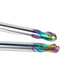 DLC coated carbide ball nose end mill 2 pcs