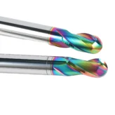 DLC coated carbide ball nose end mill 2 pcs