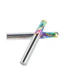 DLC coated carbide ball nose end mill for aluminum