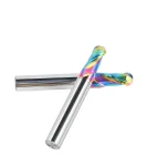 DLC coated carbide ball nose end mill for aluminum
