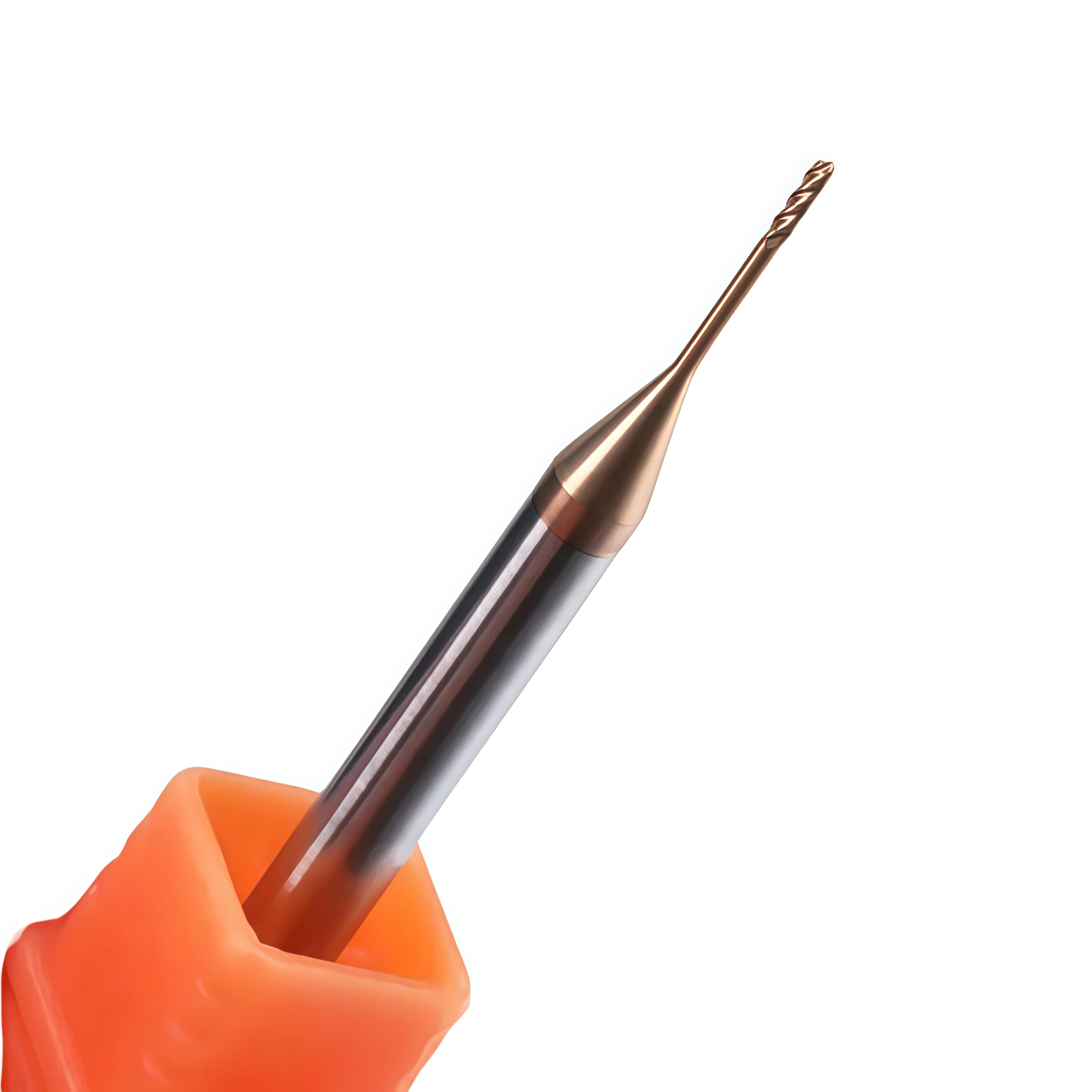 Micro Carbide End Mill Rib Processing Cutter 2 副本 1 HRC55 four-flute long-neck carbide square end mill for recessed machining