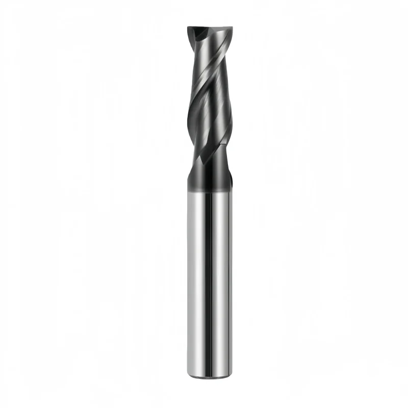 HRC55 2-Flute Solid Carbide Inch-Size Square End Mill for Steel and Alloy Steel