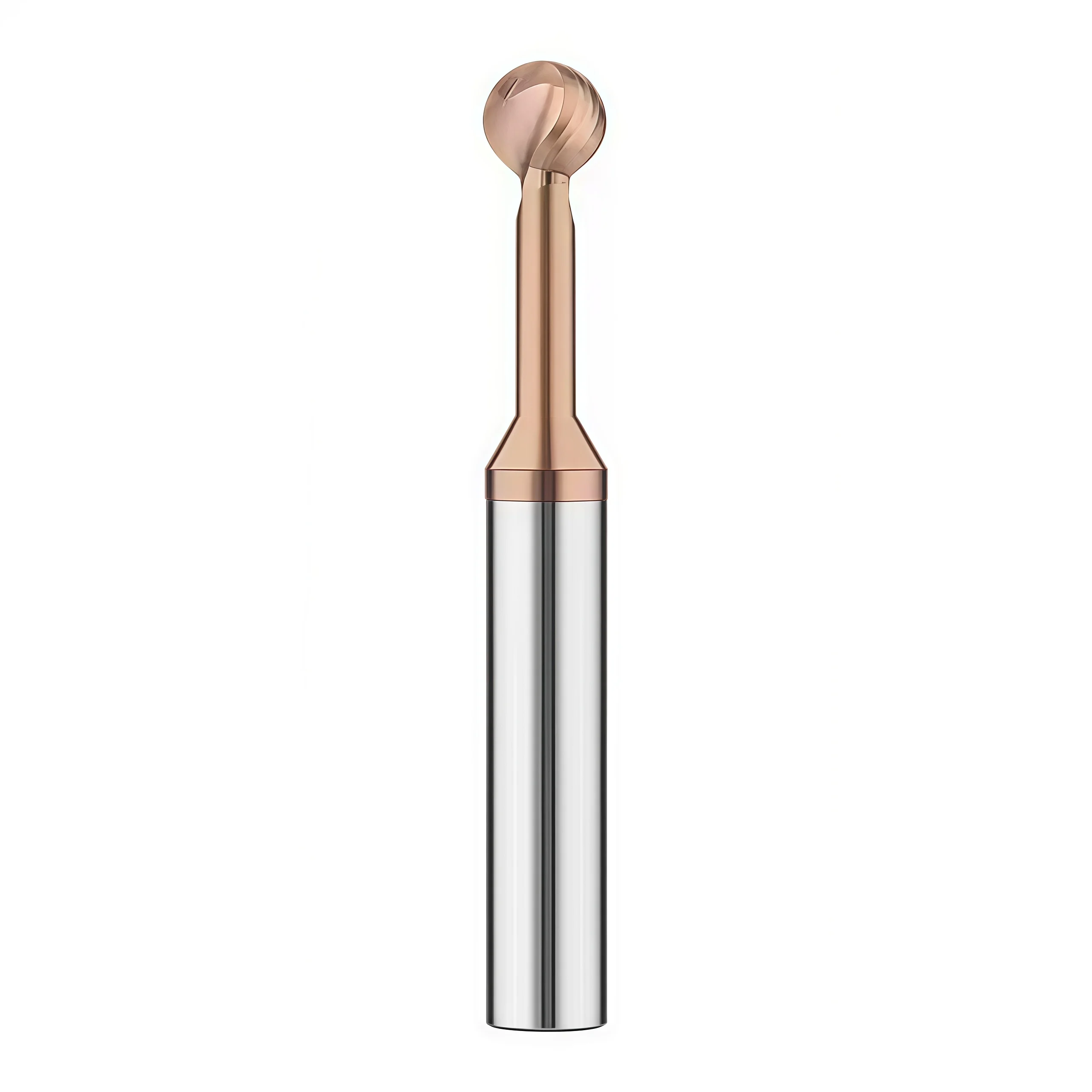 Solid Carbide Lollipop Ball Nose End Mill for Undercutting and Deburring 1