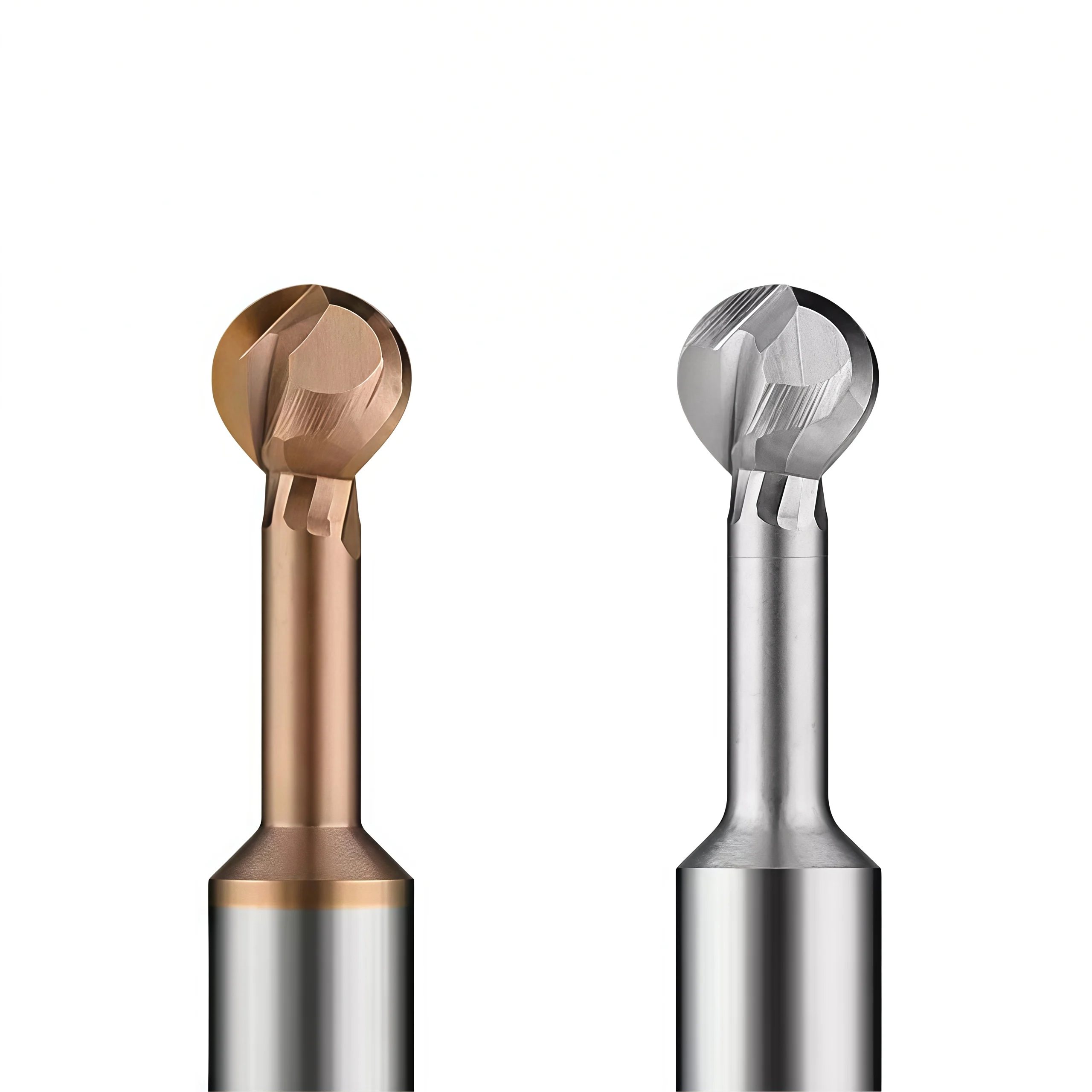 R1 to R10 solid carbide lollipop ball nose end mill range