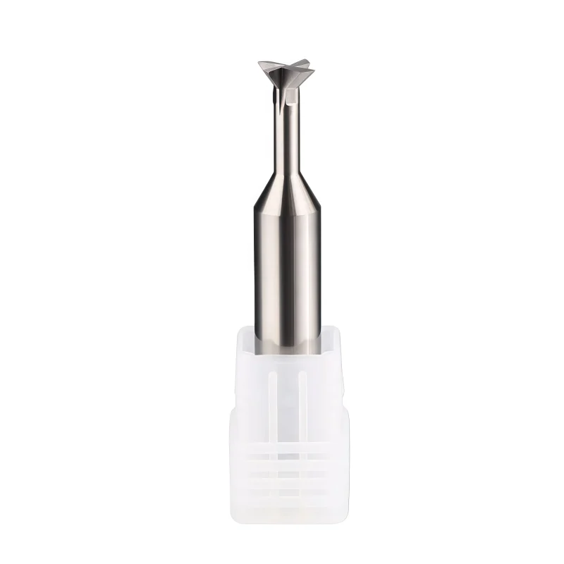 45° 4-Flute Solid Carbide Dovetail Cutter for Aluminum and Stainless Steel