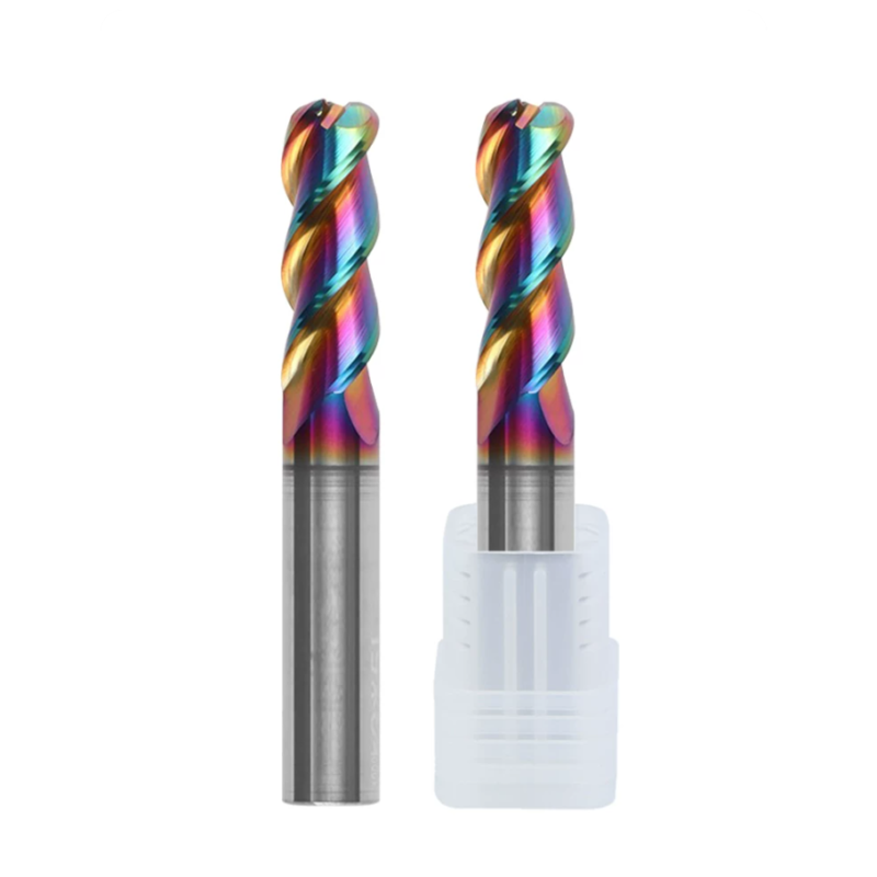 corner radius end mill with DLC coating for aluminum
