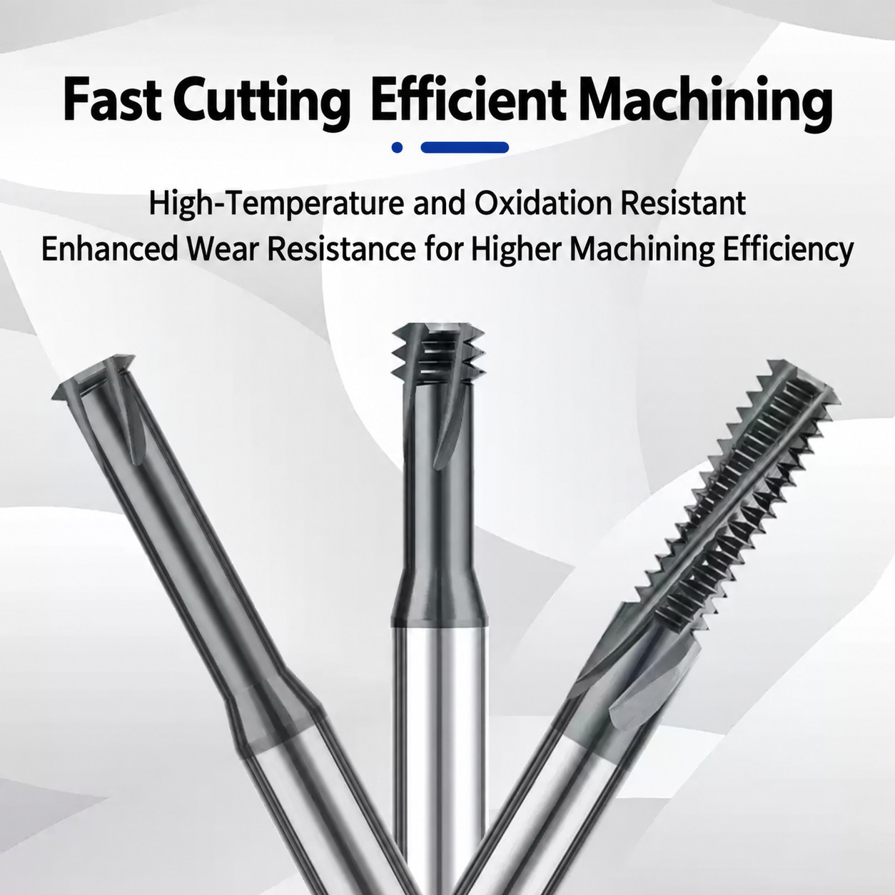 cutting efficient maching full profile thread mill 3 Efficient cutting design of solid carbide full-profile metric thread mill