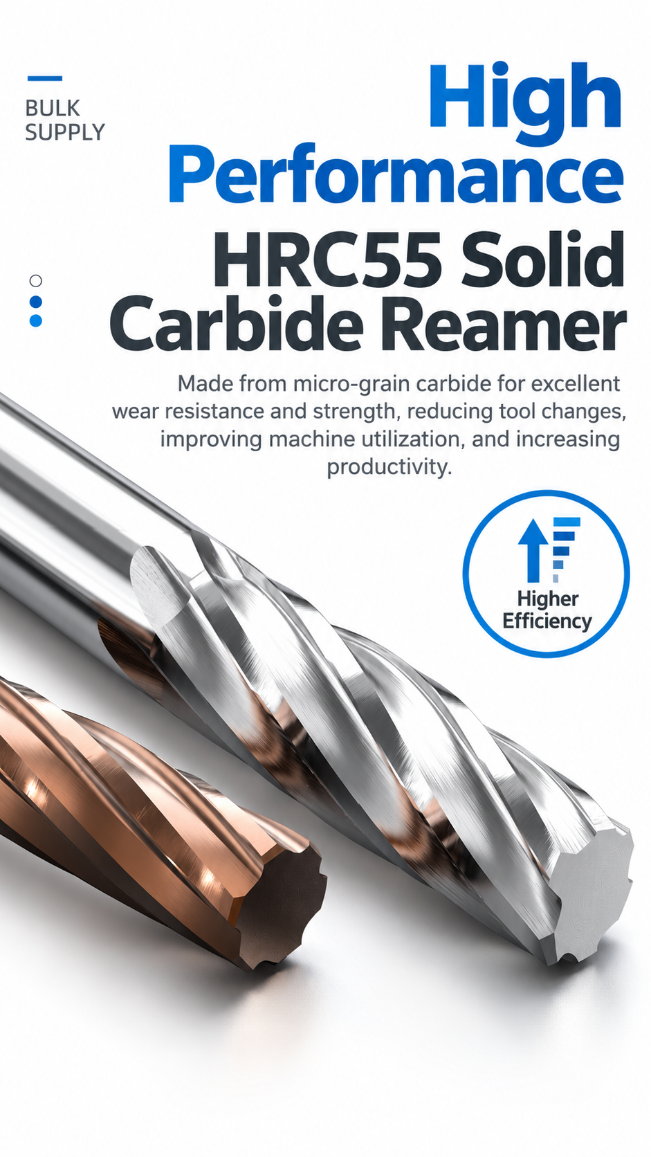 high performance solid carbide reamer detail1