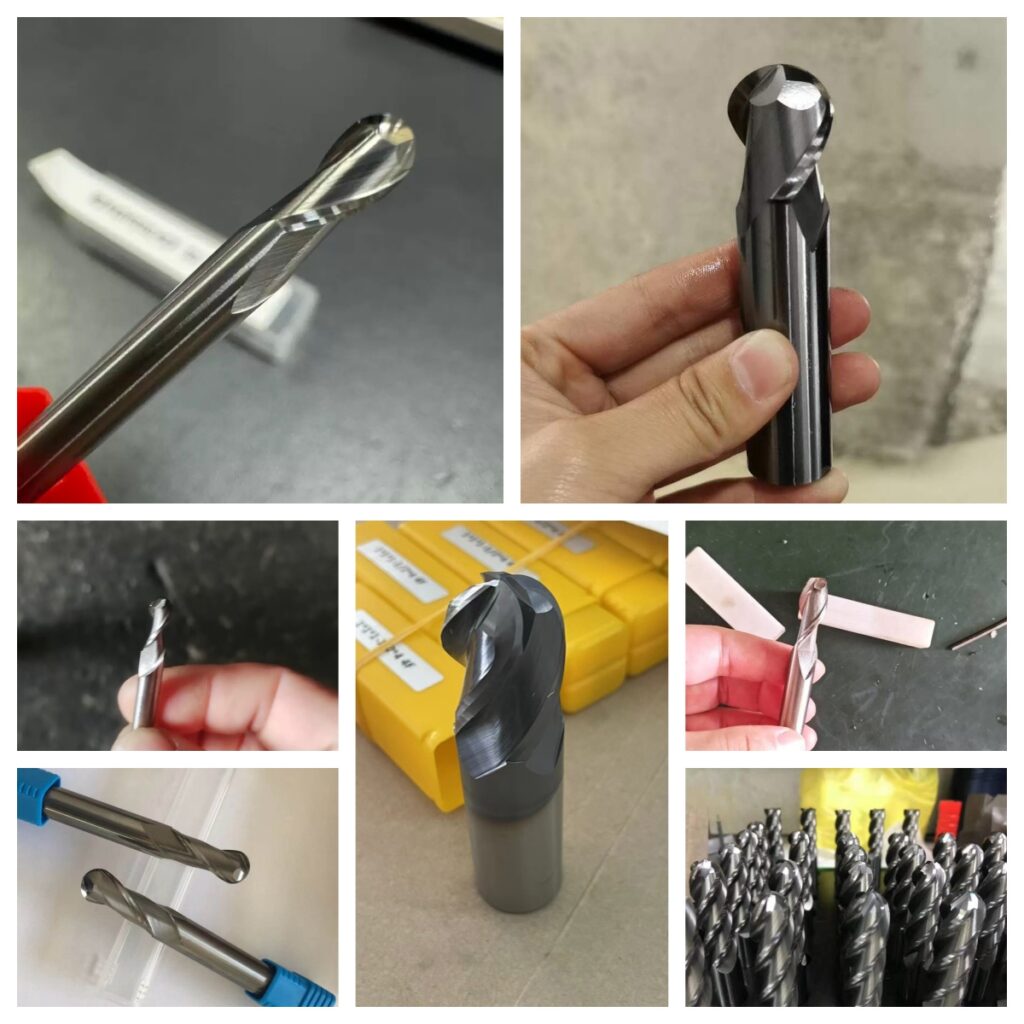 custom solid carbide ball nose end mill for aluminum