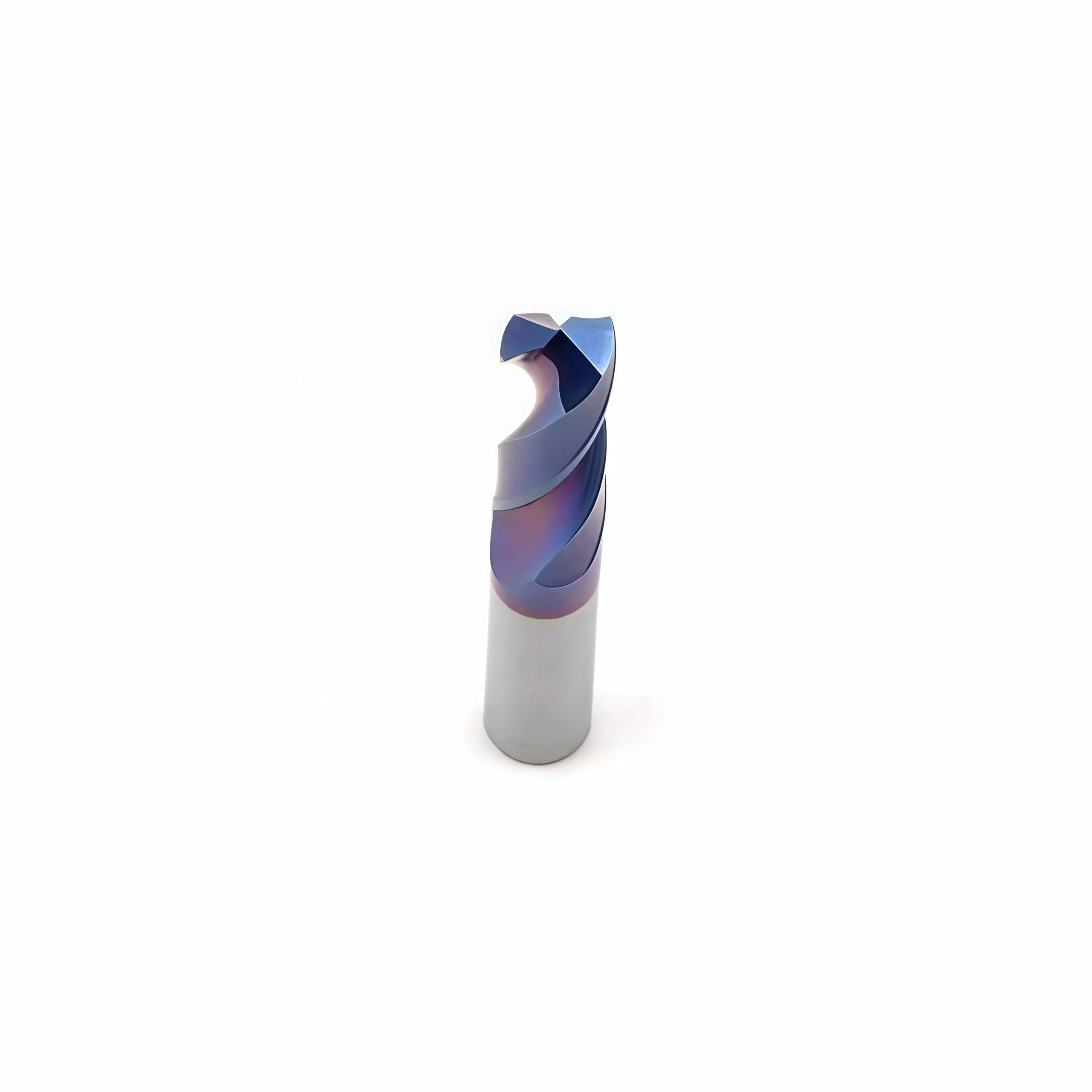 HRC65 2-Flute Through-Coolant Solid Carbide Drill for Steel and Hardened Steel 1
