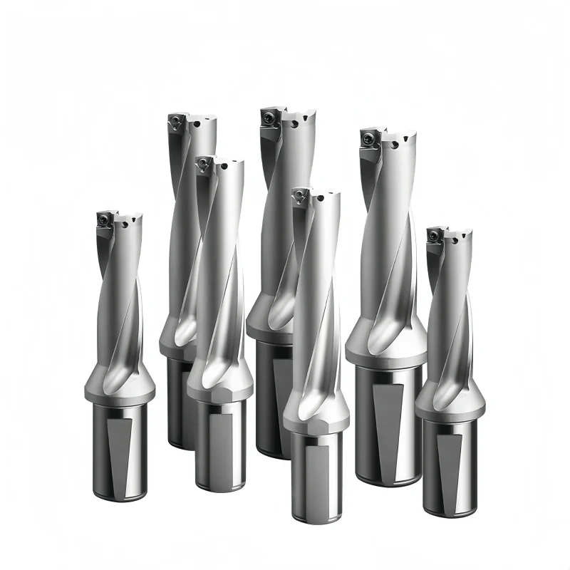 2D–5D Indexable U-Drill for Deep Hole Machining