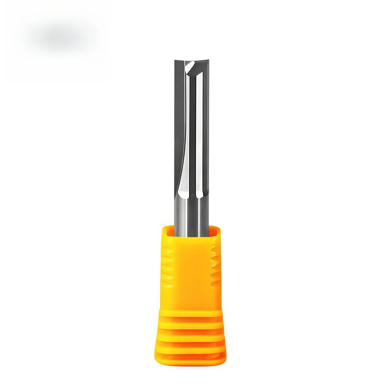 8 mm 2-Flute Solid Carbide Straight Router Bit for CNC Wood Cutting