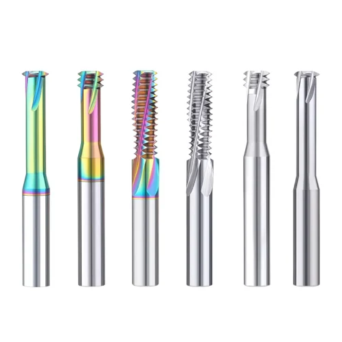 carbide thread mills single three full teeth end mills