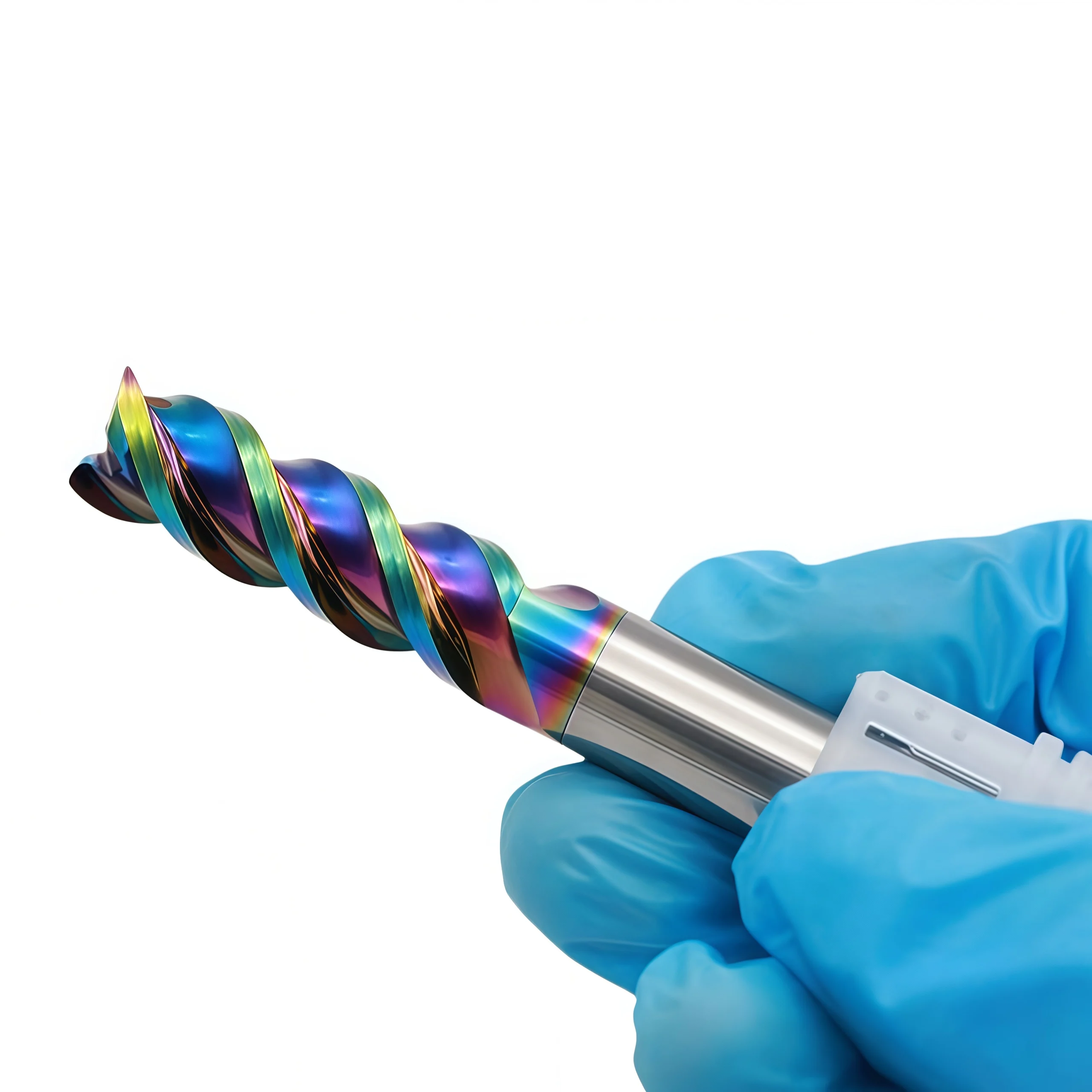 Square end mill for aluminum with DLC coating hy cutting tools