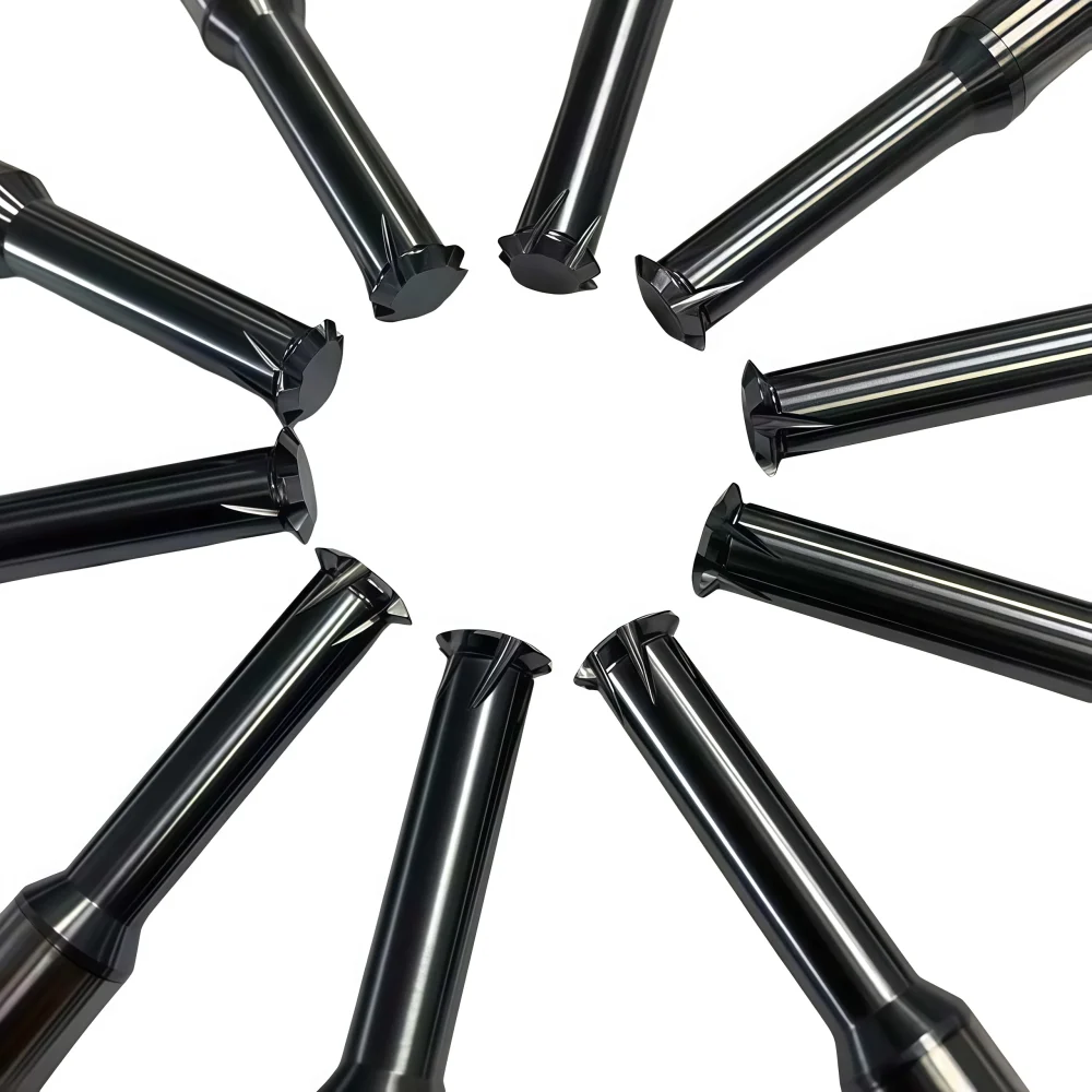 Solid Carbide Thread End Mill for Internal & External Thread mill with black coating Solid Carbide Thread End Mill for Internal & External Thread mill with black coating