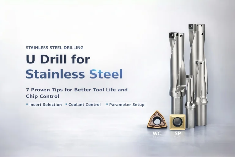 U drill for stainless steel