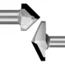 PCD V Slotting Bits for Woodworking 1